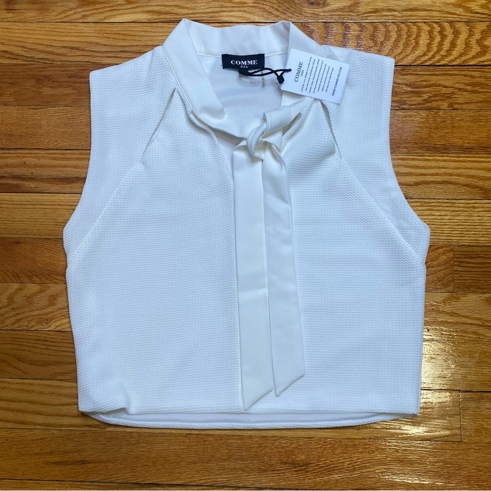 Brand New Women’s White Crop Top.